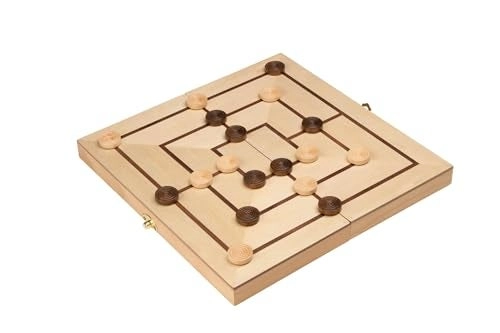 Nine Mens Morris - Wooden Folding Board