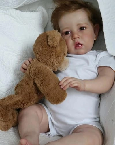 Liam Reborn Baby Doll - 20 inch Vinyl Boy Blonde Hair Ages 3+