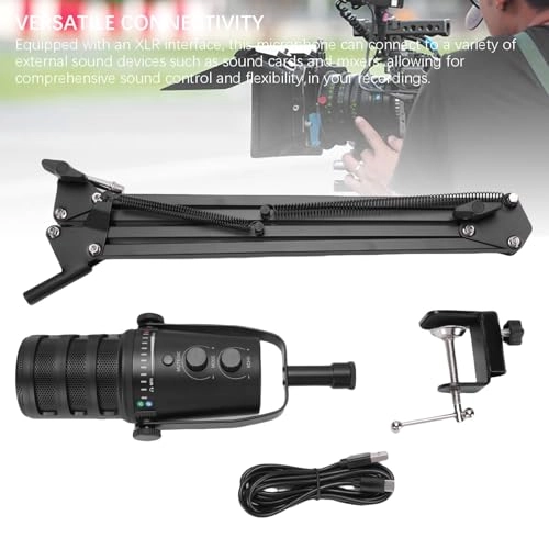 USB Microphone XLR+USB+3.5mm-Mini-Jack Microphone