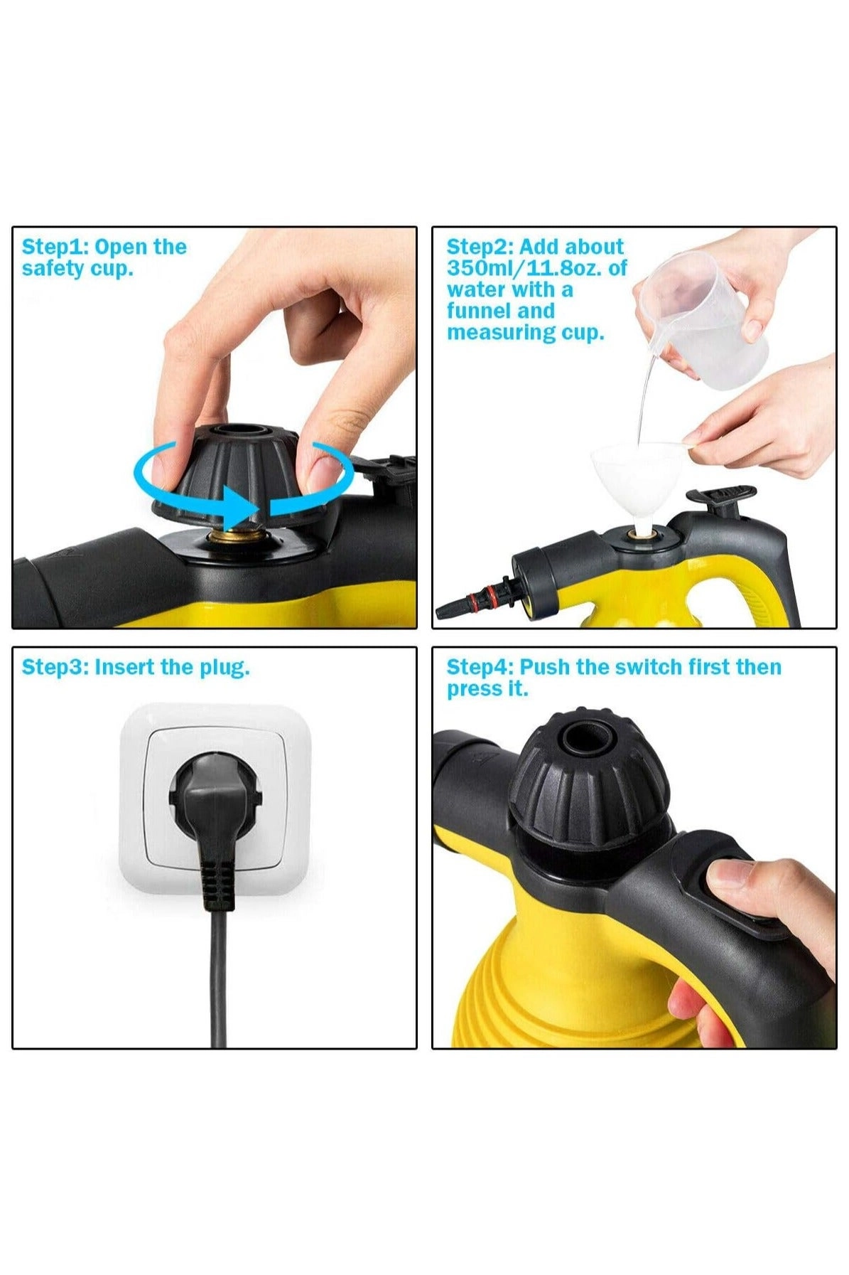Handheld Steam Cleaner - 3.0bar 350ml