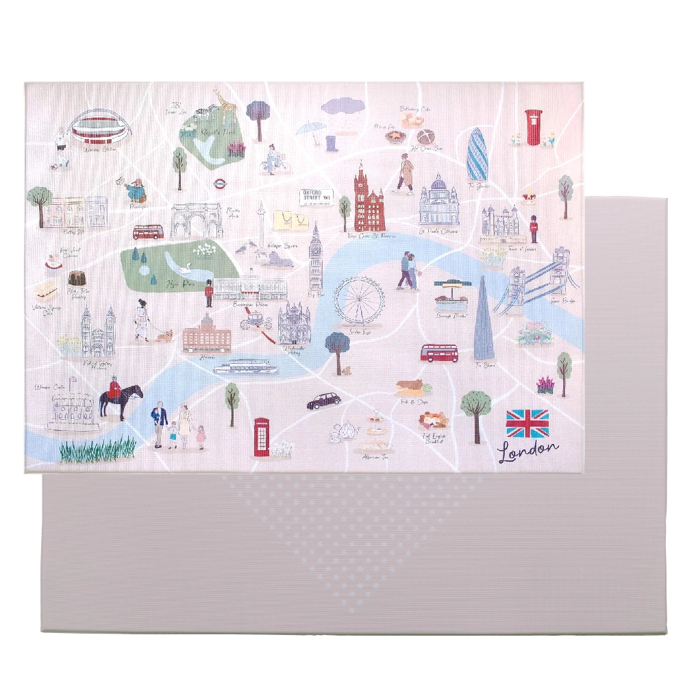 Reversible Play Mat - London City Tour 6 months