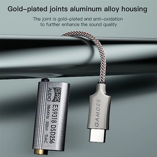 USB Type C to 3.5mm DAC Adapter