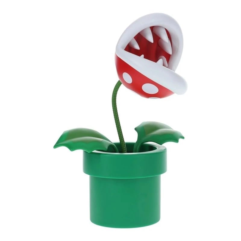 Super Mario Posable Mini Piranha Plant Lamp - 3 AAA 1.5V batteries