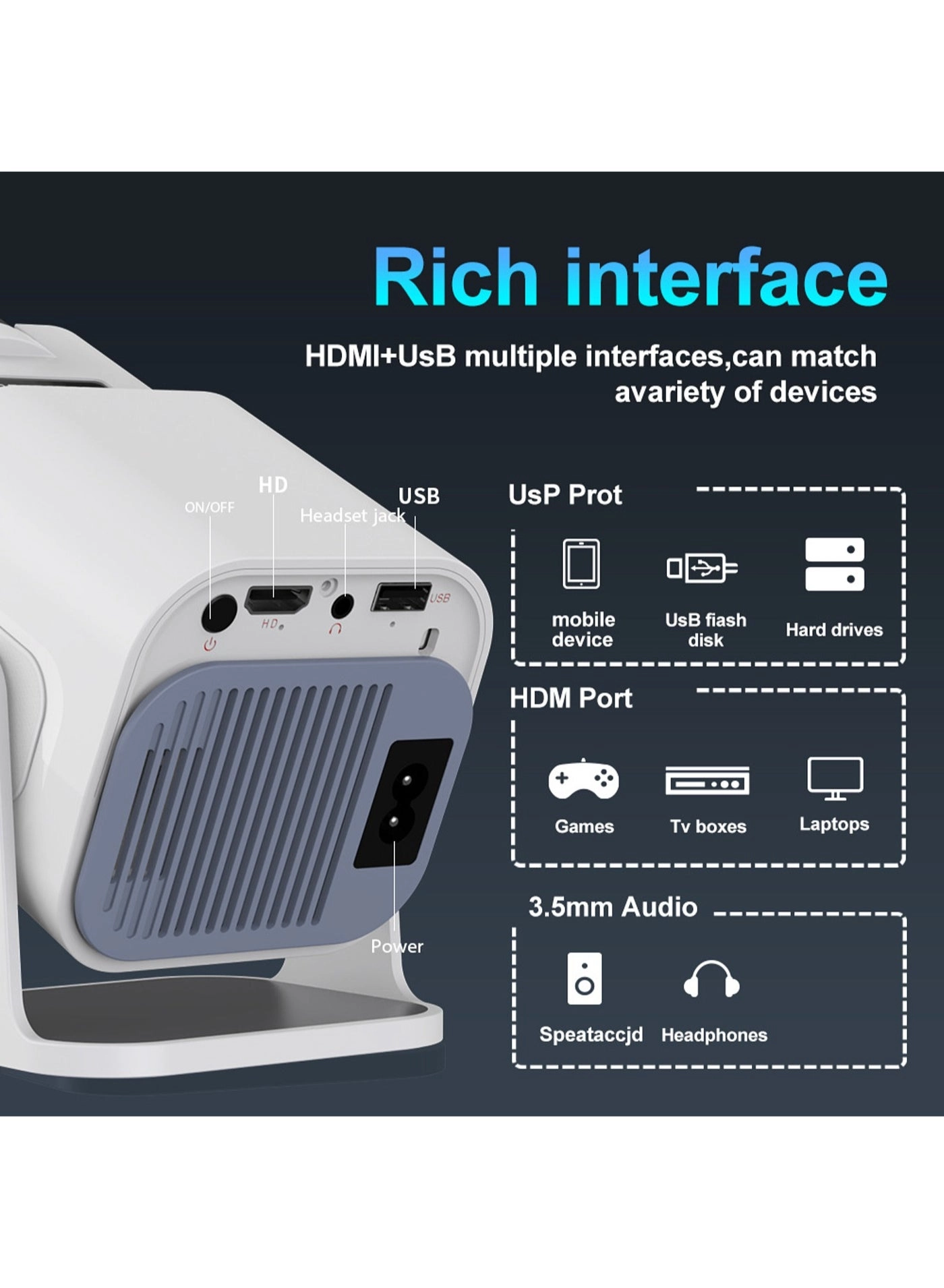 MiNi HY320 300 ANSI lumens