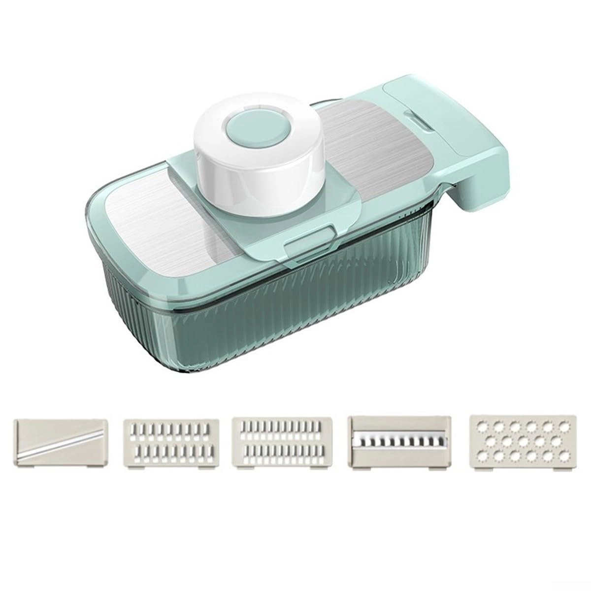 Besshepplo Multi Use Vegetable Chopper - Five Interchangeable Blades