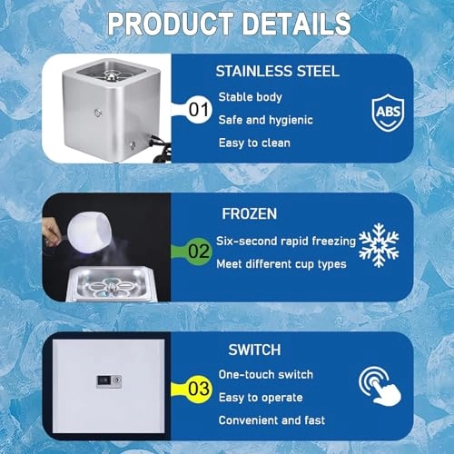Glass Cooler - CO2 LED -45°C 6 seconds