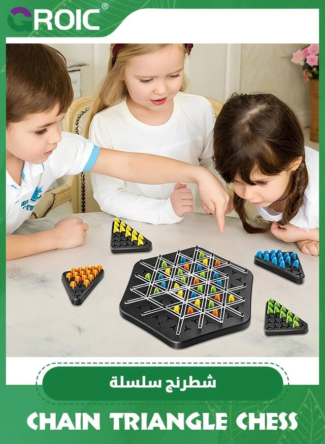 Chain Triangle Chess Game - Rubber Band Game