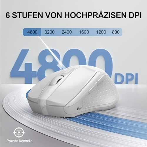 4800 DPI 6-Button Mouse - Wireless