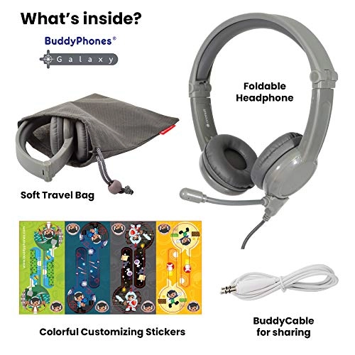 BuddyPhones Galaxy Wired Headset