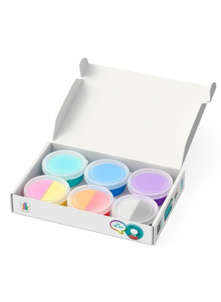 DIY Monsters Plastic Modelling Air Dry Clay Kit - 3+ years 6 pcs