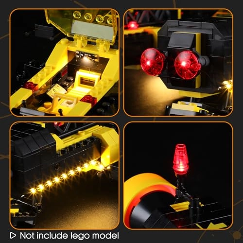 Led Lighting Kit for LEGO Blacktron Renegade 10355 - Plastic 1