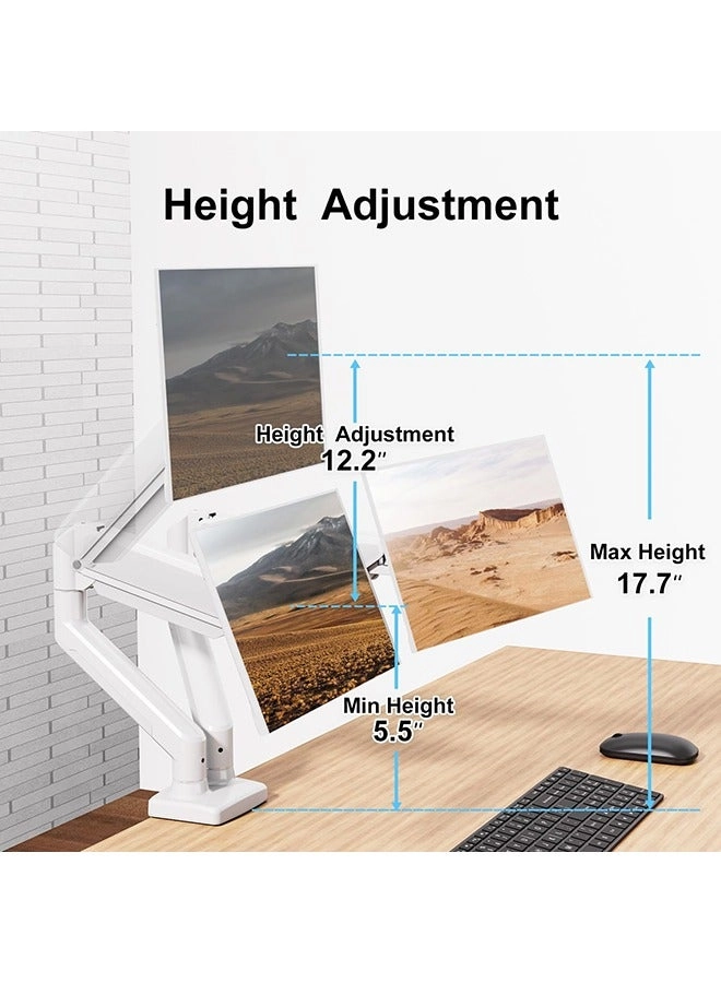 Dual Monitor Mount Stand - dual 13 to 32 Inch 75x75mm 100x100mm