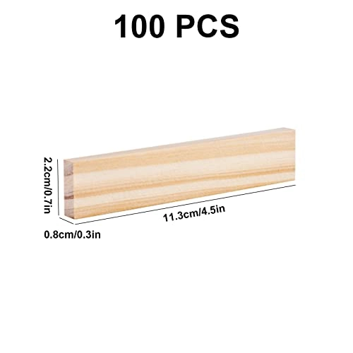 Wooden Castle Building Blocks - 100 pcs