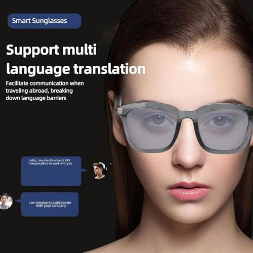 AI Smart Glasses - 144 Languages 8 Hours Playback