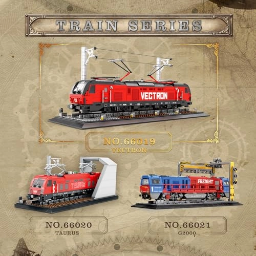 Train Building Block Kit - Vectron Train 1757 pcs