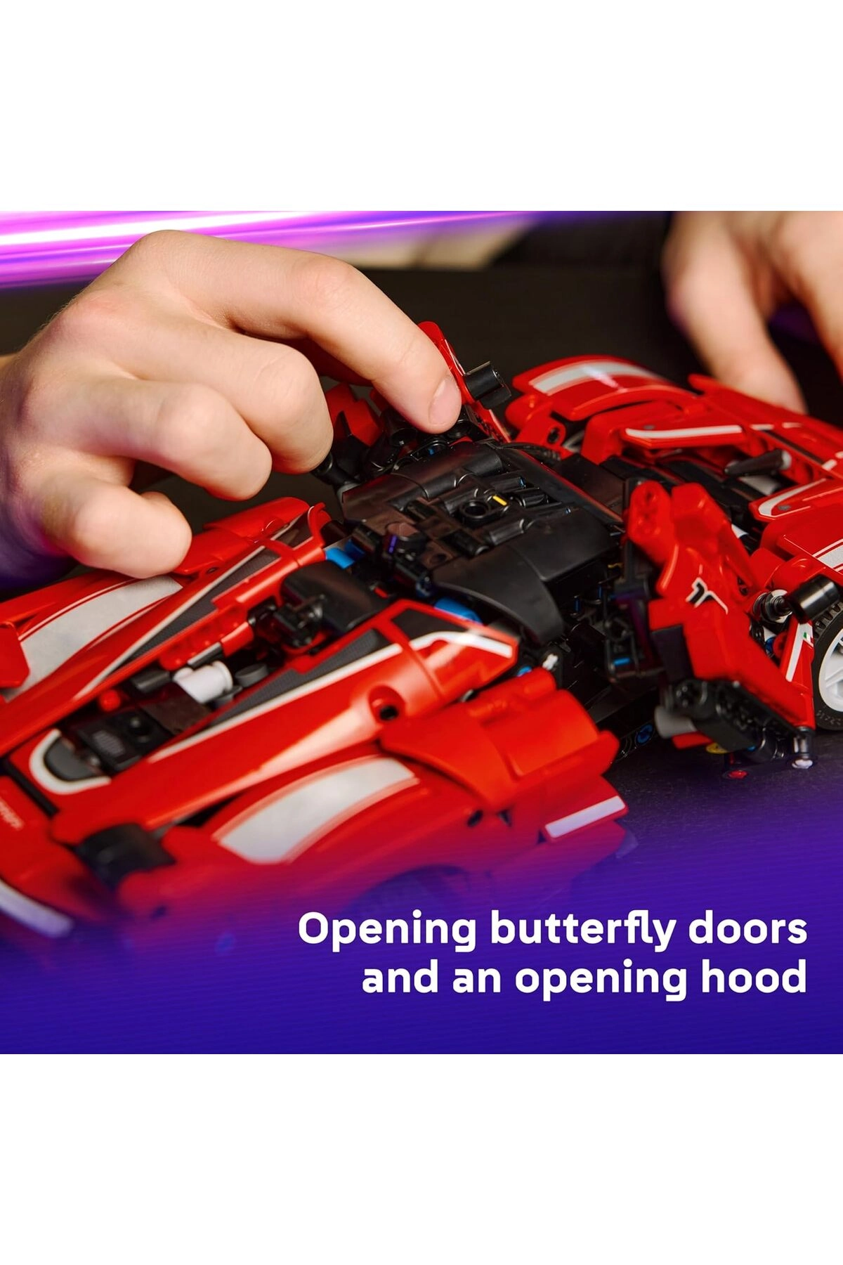 Technic Ferrari FXX K (42212) - V12 engine moving pistons