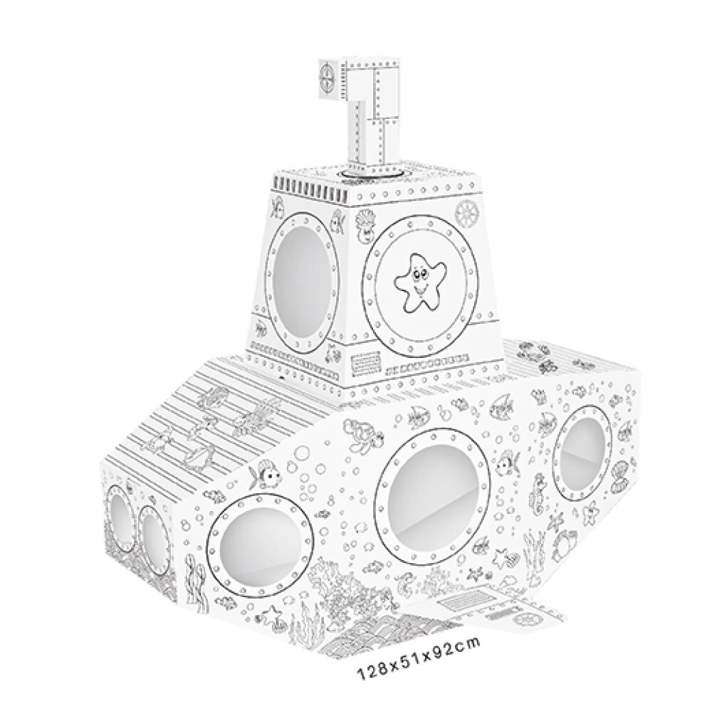 SAM BOX FZE DIY Doodle Coloring Submarine - 6 pcs