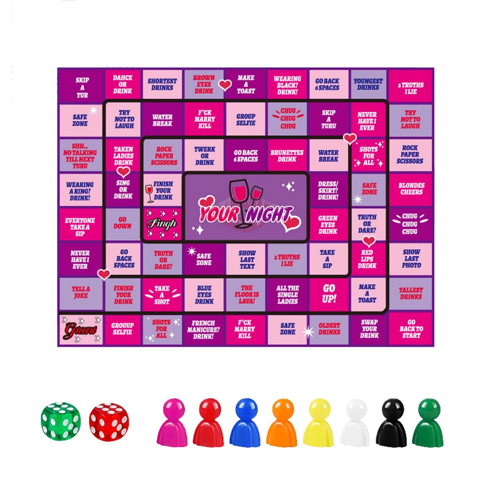 Arunasp Drinking Up - magnetic Pink