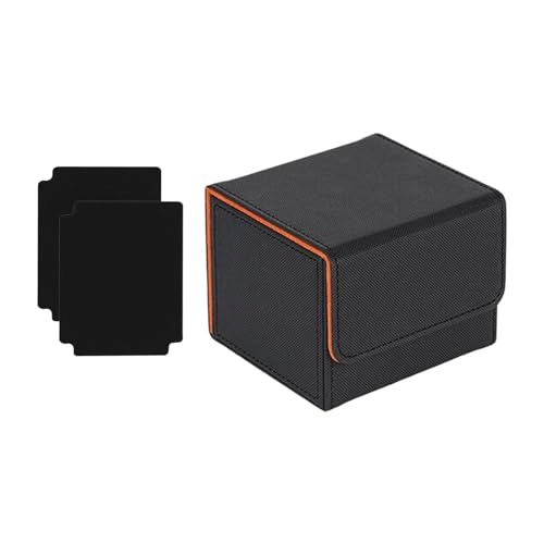 Trading Card Deck Box - PU leather Red