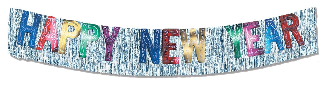 Party Zone Happy New Year Banner