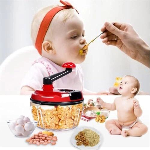 Multi-Functional Manual Food Processor - 8 Cups