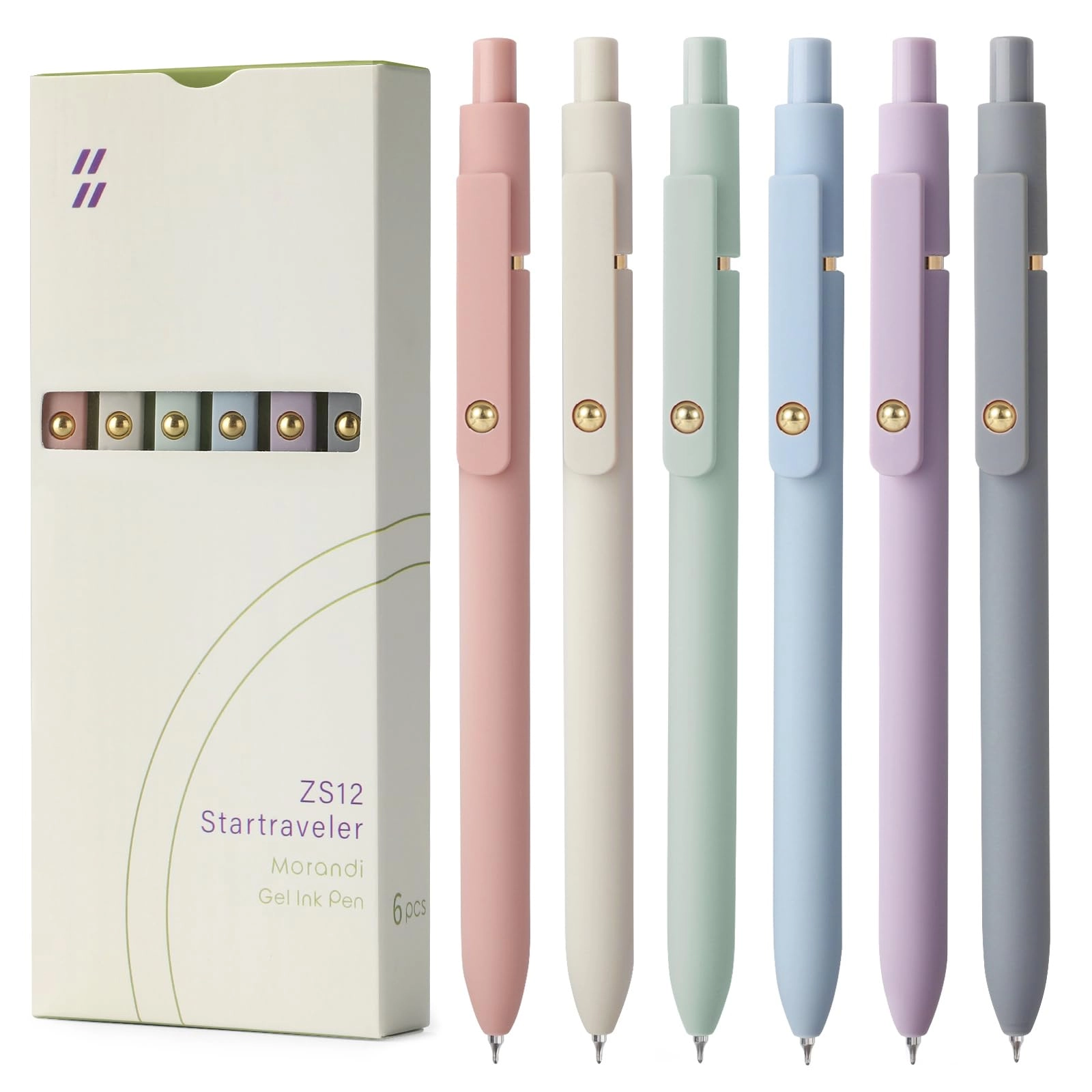 Gel Pens - 6pcs 0.7mm