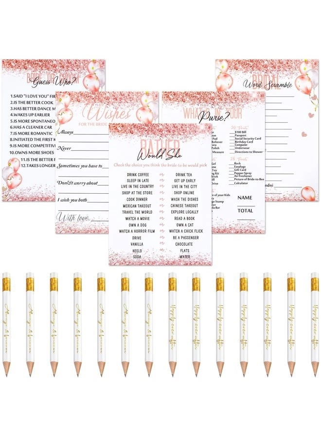 Maxdot Bridal Shower Game Set - 220 Pieces