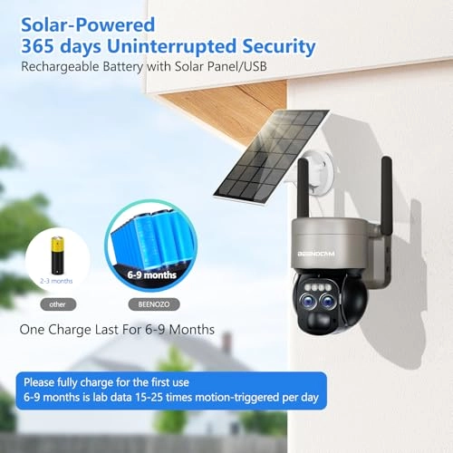 4K Solar Security Camera