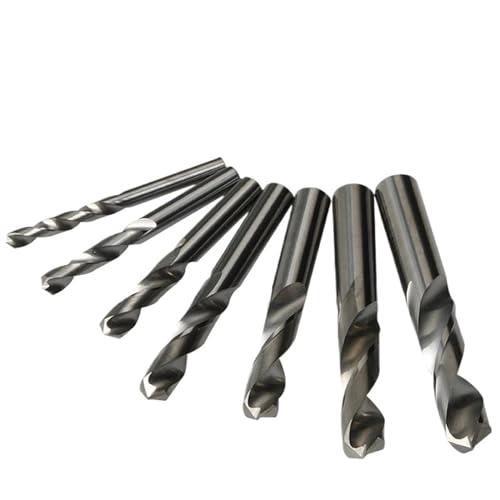 Long Twist Drill Bits M35 - 5 Pieces 1 mm to 5.8 mm
