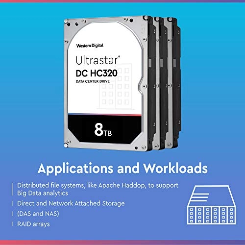 Ultrastar DC HC320 3.5" 7200rpm 256MB SATA 6Gb/s (HUS728T8TALE6L4) - 8TB