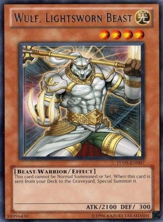 Yu-Gi-Oh! Wulf, Lightsworn Beast TU05-EN007 Promo Edition