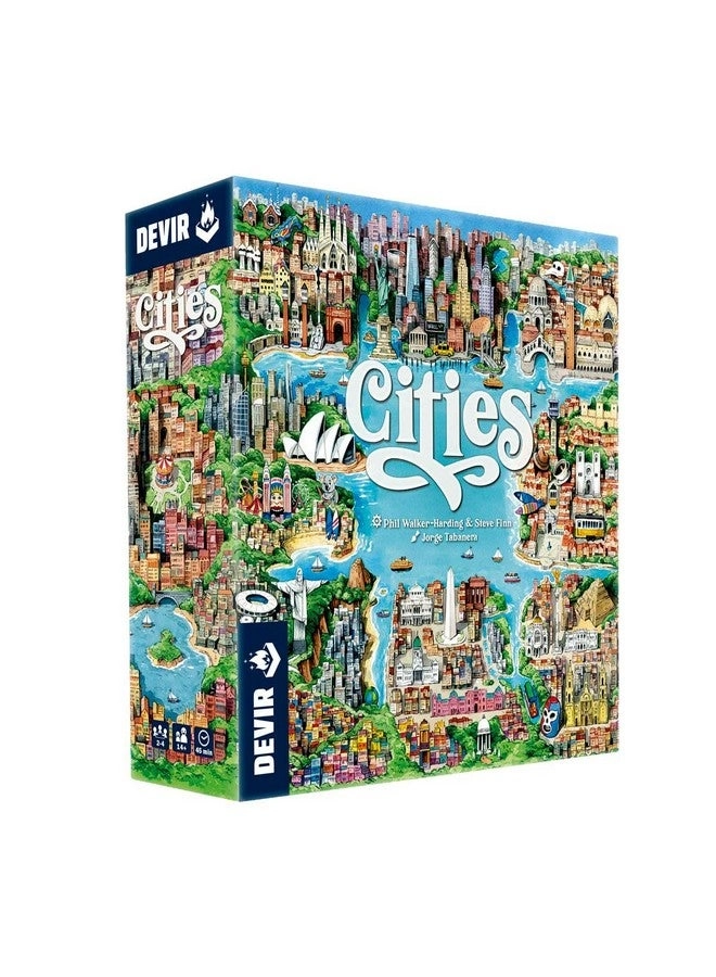 Devir Cities USA: Modern City Building - Worker Placement (English Version)