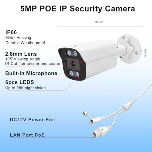 Bullet IP Camera 5MP