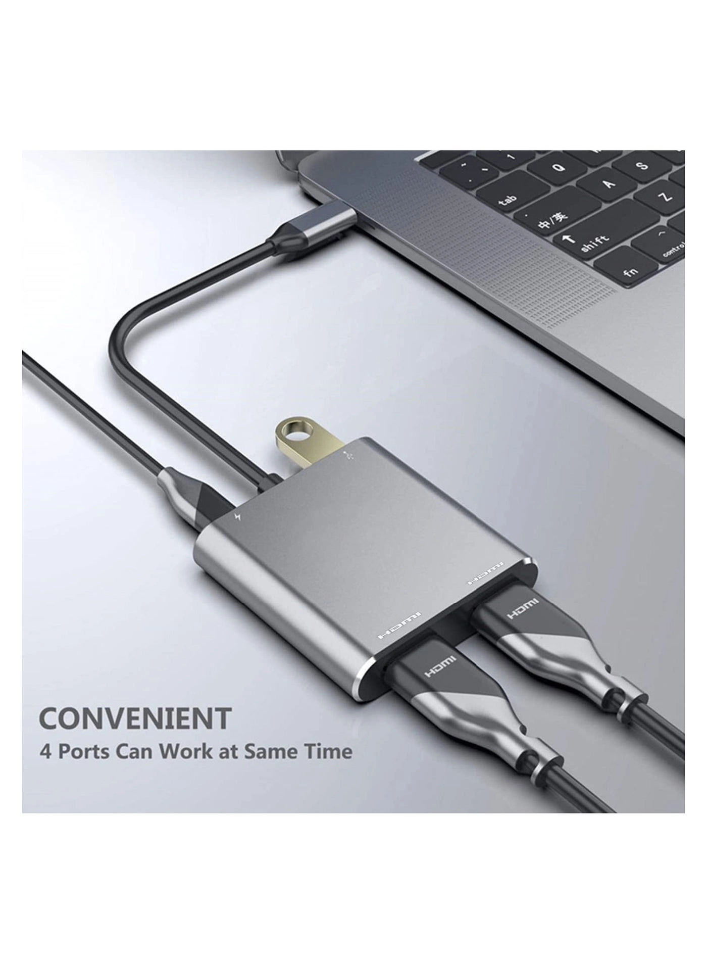 USB C Docking Station - 4K Triple Display 100W PD USB3.0