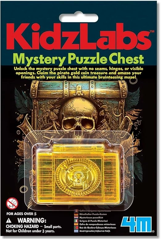 4M KidzLabs Mystery Puzzle Chest Engineering - 5 years+