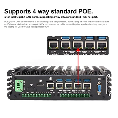 Industrial Fanless Computer - 4G 64G Celeron 3855U