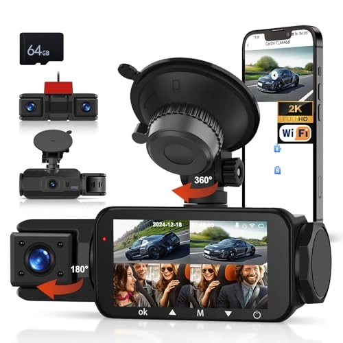 4 Channels Dashcam - 2560x1440 pixels