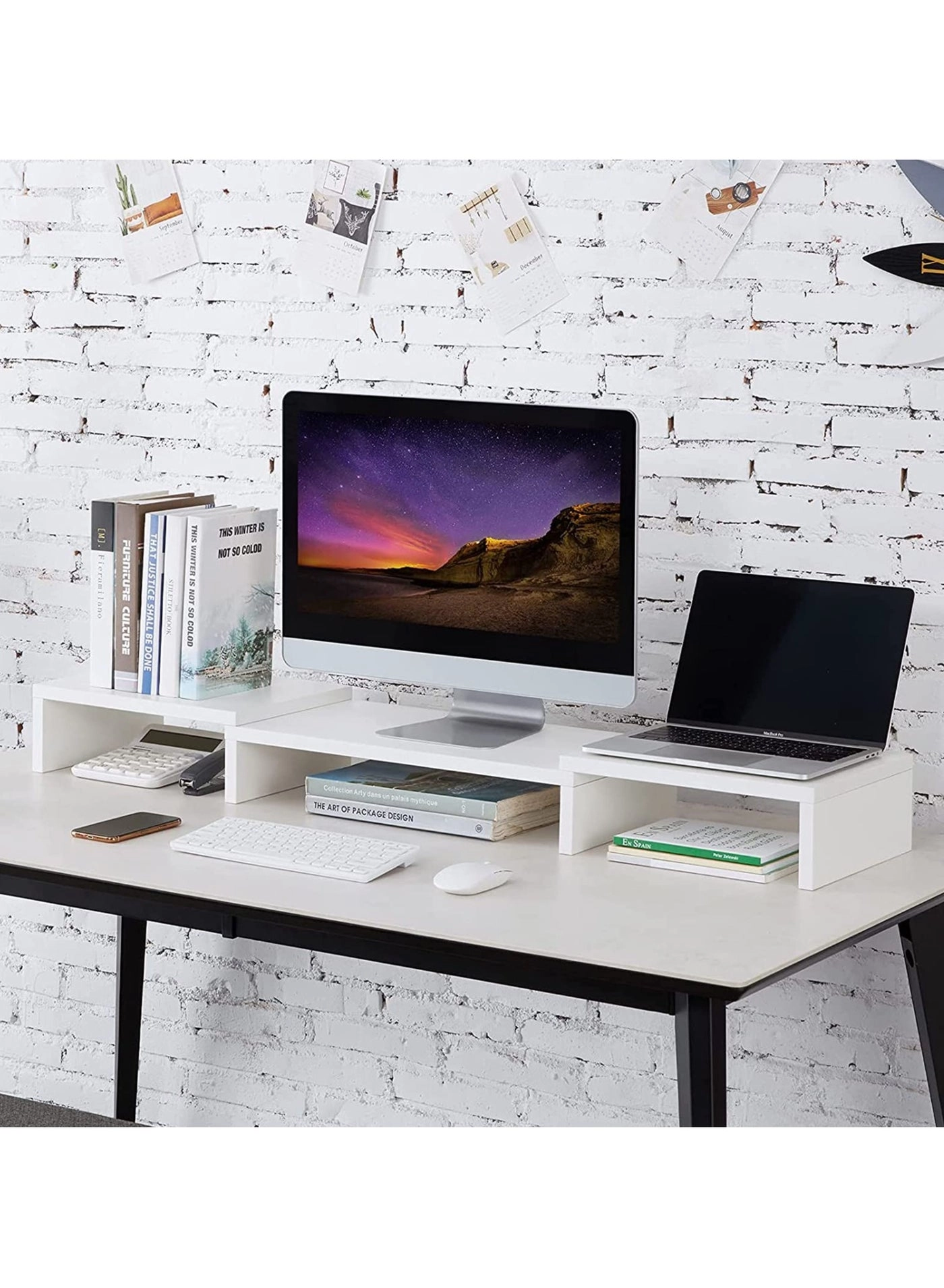 Dual Monitor Stand - 2 Monitors