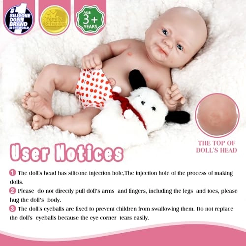Reborn Baby Doll - 18 inch Silicone Girl