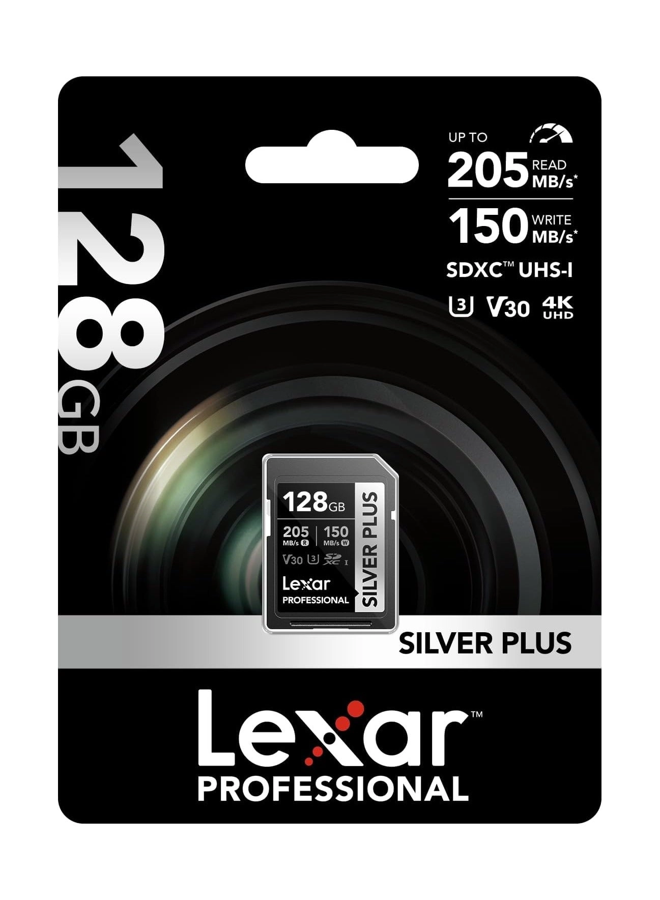 Professional SILVER PLUS SDXC U3 128GB