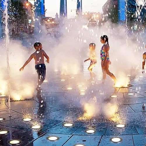 LED Ring Fountain Light