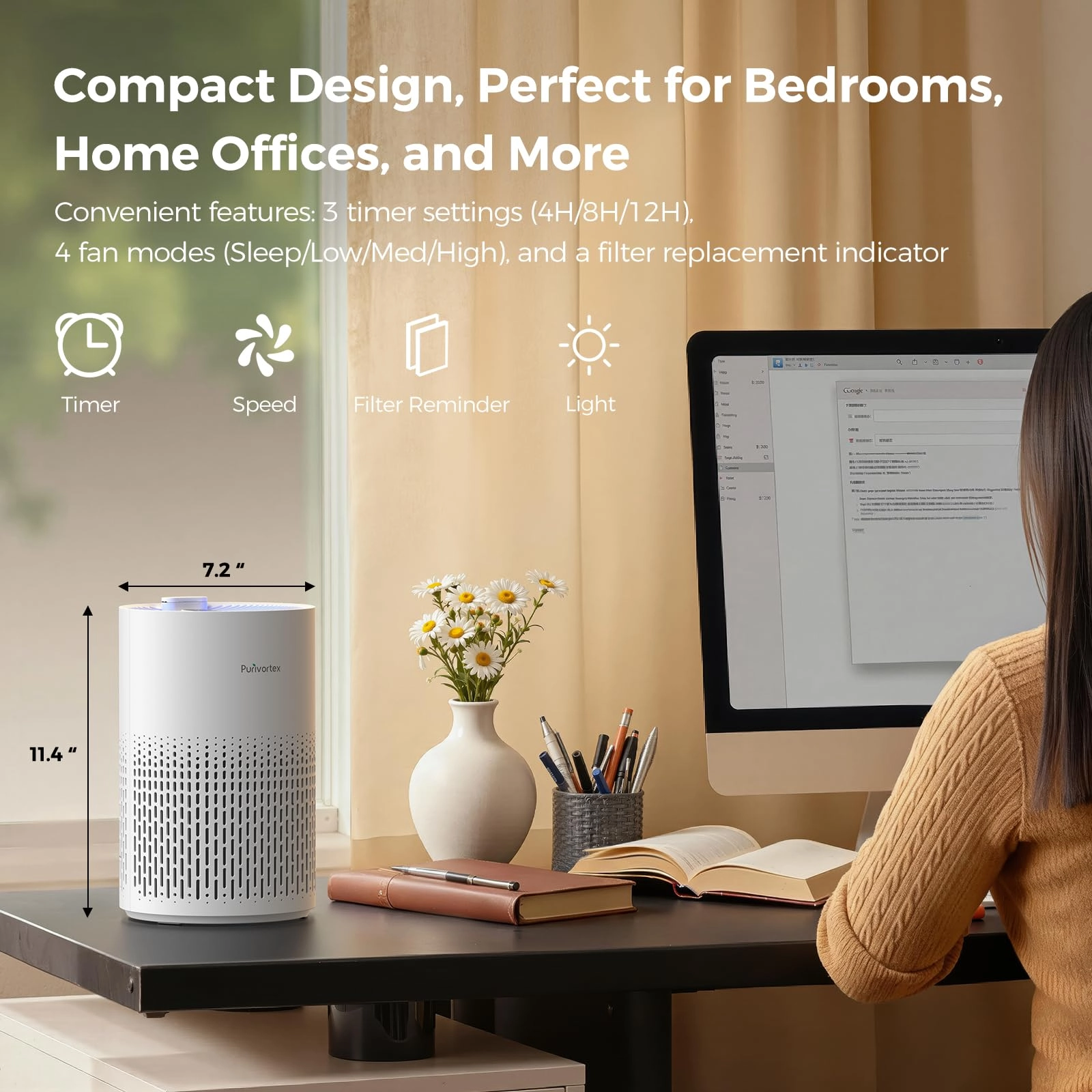 PX500-US - Quiet HEPA 880 Sq Ft