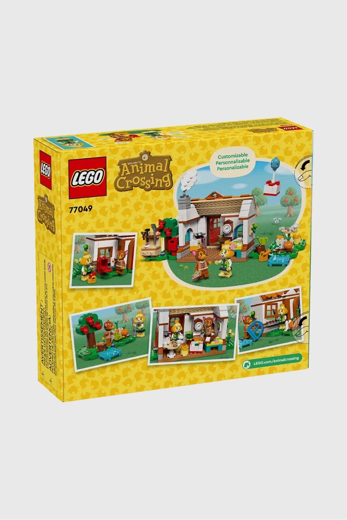 COLOR LAND CHILDRENS TOYS CENTER LLC Animal Crossing Isabelles House Visit (77049)