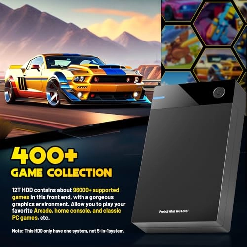 Retro Gaming Hard Drive - 7200 RPM 12TB 3.5-inch HDD