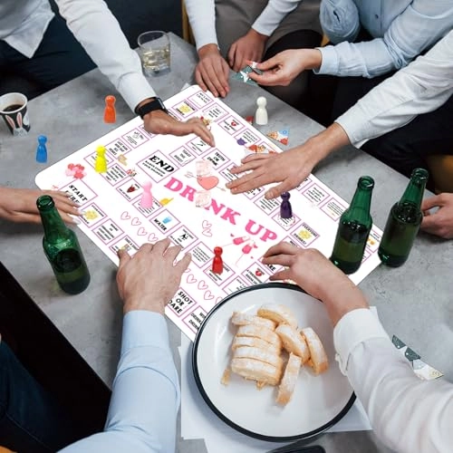 Galentines Party Drinking Game - 21 years and up 8 pieces