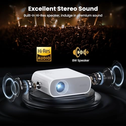 Smart Mini Projector - 1500ANSI Native 1080P