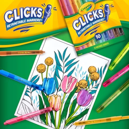 Clicks Retractable Tip Markers - Multi Retractable Tip