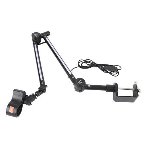 RGB Boom Microphone Stand - Quick Damping Flexible Angle Dynamic RGB