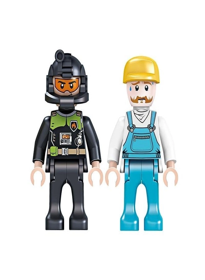 Building Block Fire Rescue Set - 411 pcs