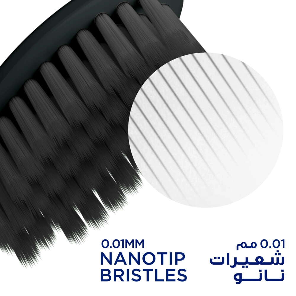 Silver Charcoal - Soft Bristle Multicolour 2-Piece Pack